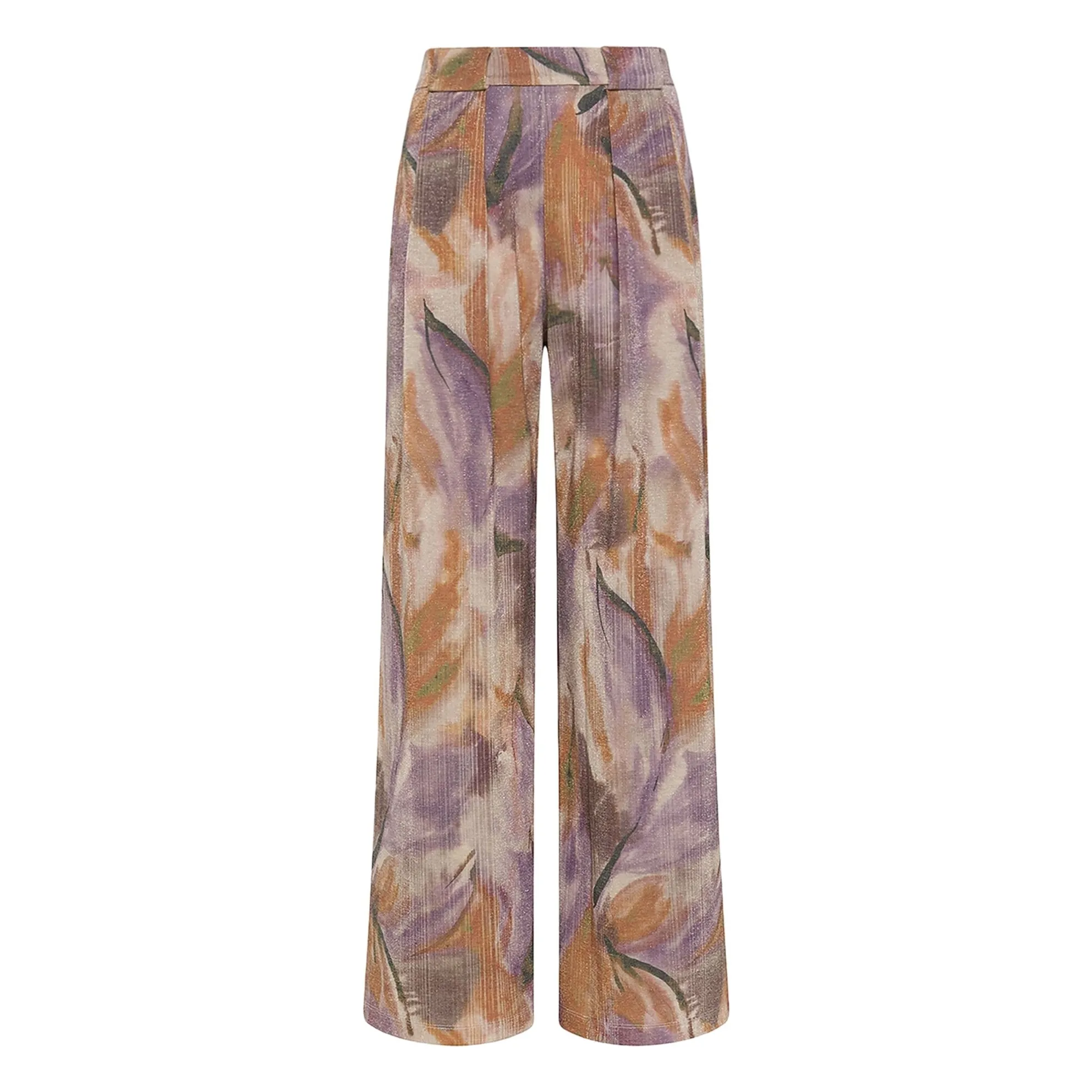 Momoni Purple Aspen Printed Pants