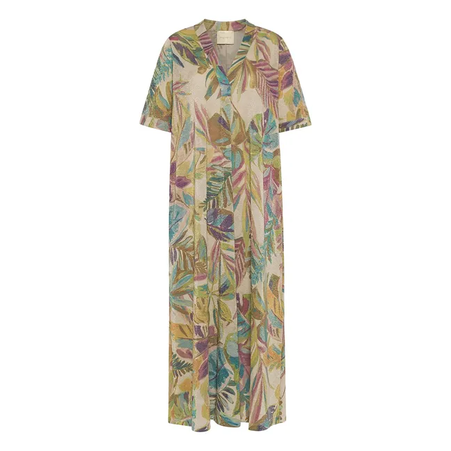 Vestido estampado Altamura | Azul