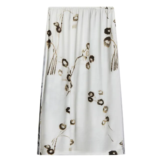 Jupe Fleurs | Ecru