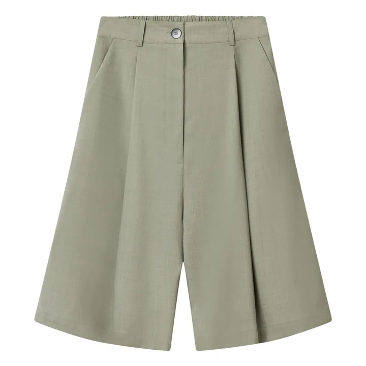 Bermuda Tailoring | Vert kaki- Image produit n°0