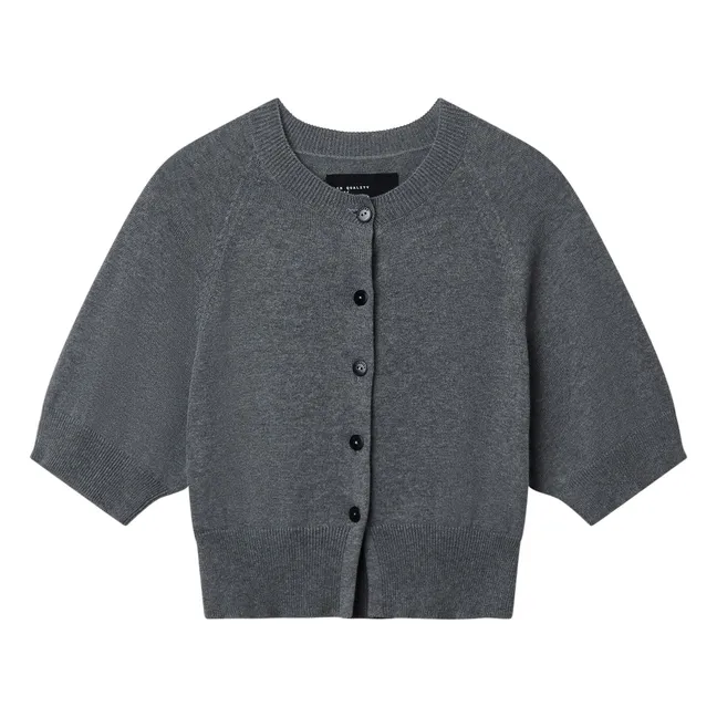 Cardigan Coton et Cachemire | Gris