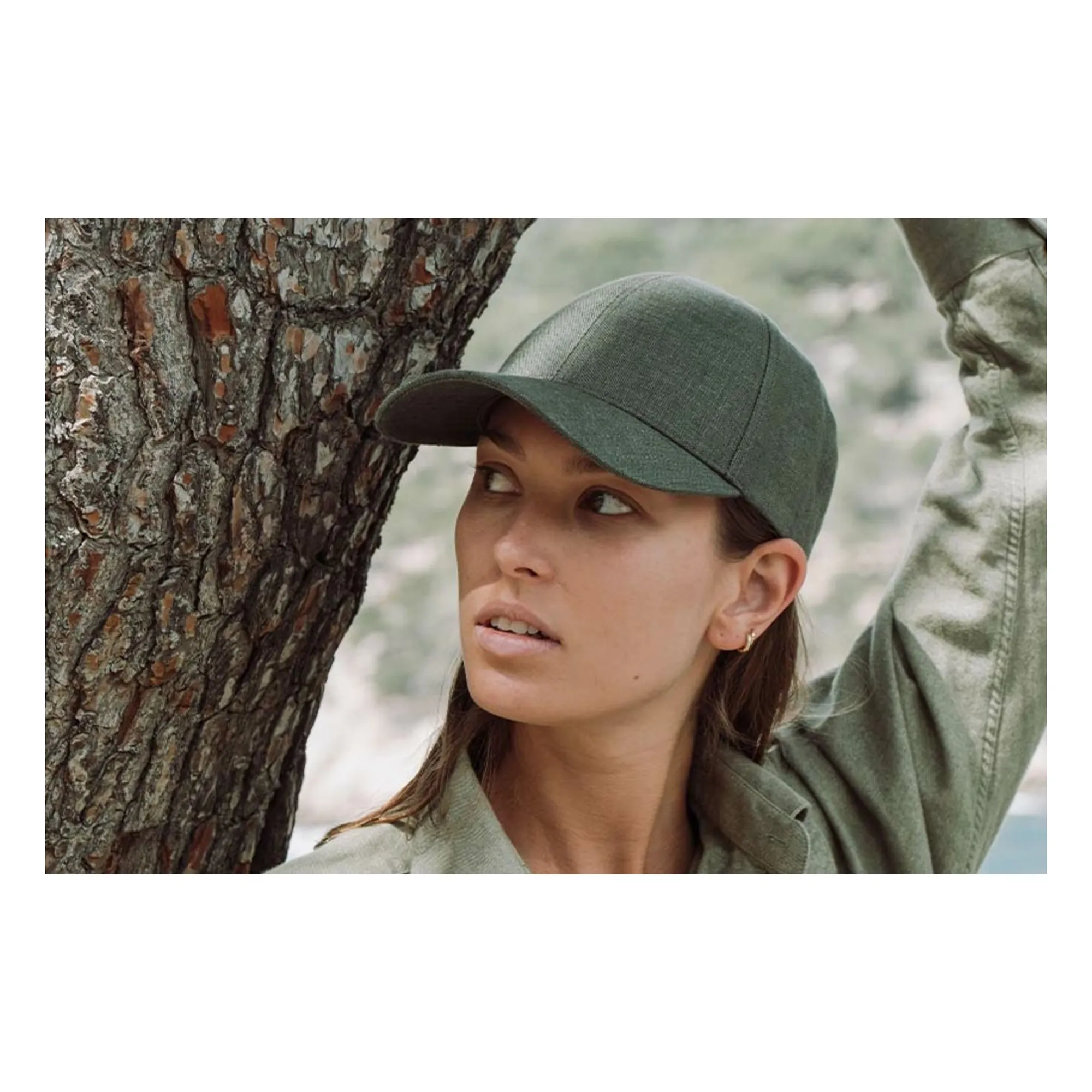 Casquette Legacy Structured Lin | Vert olive- Image produit n°2