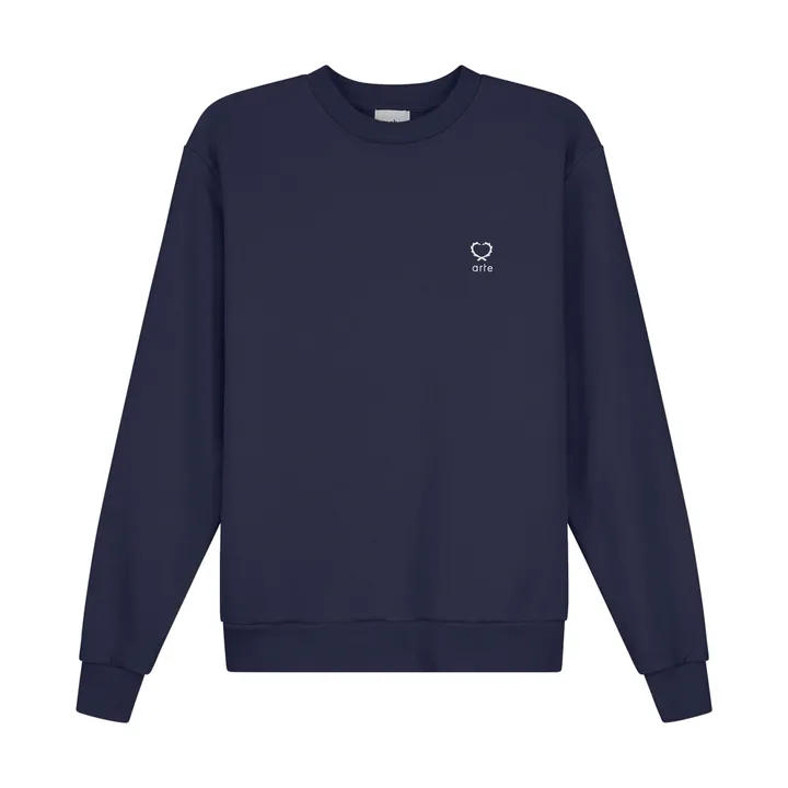 Sudor Corazón Hojas | Azul Marino- Imagen del producto n°0