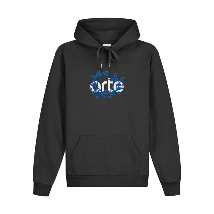 Sudadera Arte Logo Leaves | Negro- Imagen del producto n°0