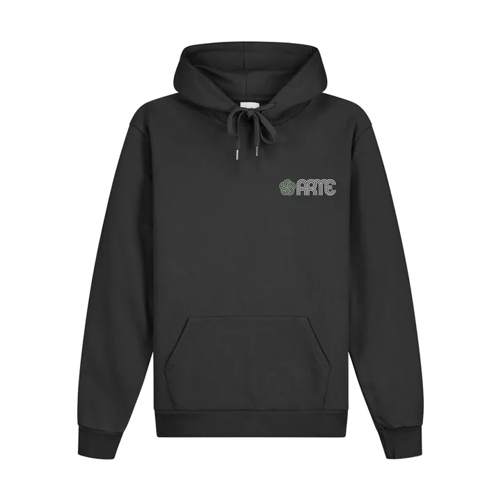 Sudadera con capucha Circle Flower | Negro- Imagen del producto n°0
