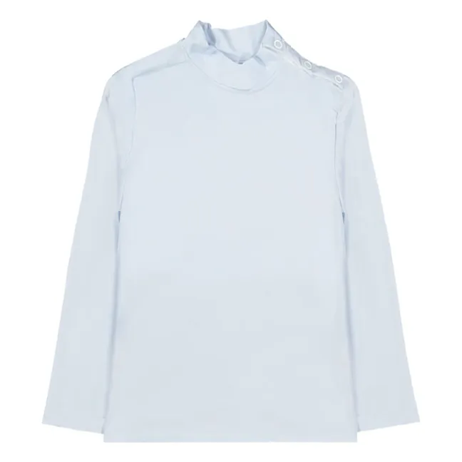 Anti-UV Langarm T-Shirt Turbot Recycelte Fasern | Hellblau