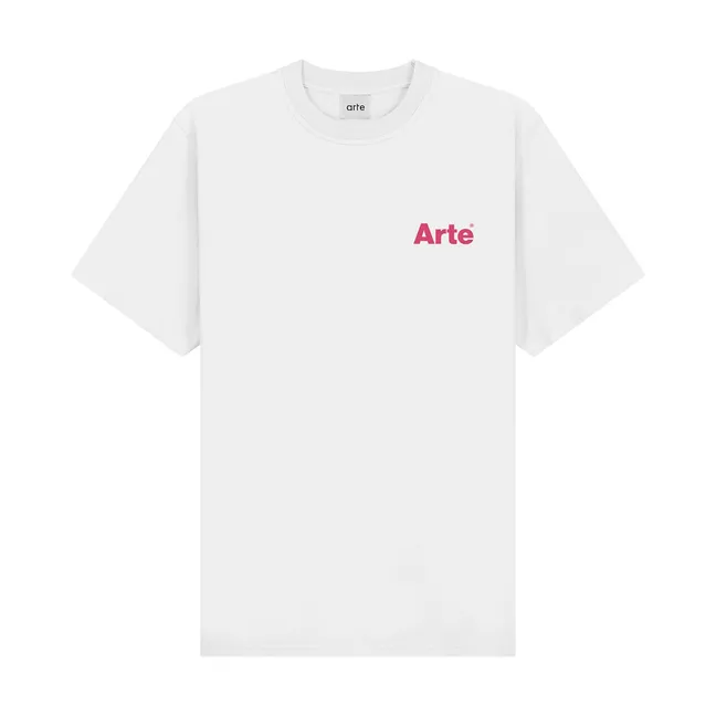 Arte Back Leaves T-shirt | White
