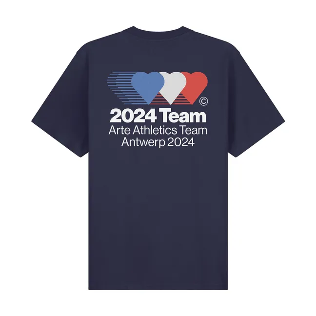 Camiseta Heart France | Azul Marino