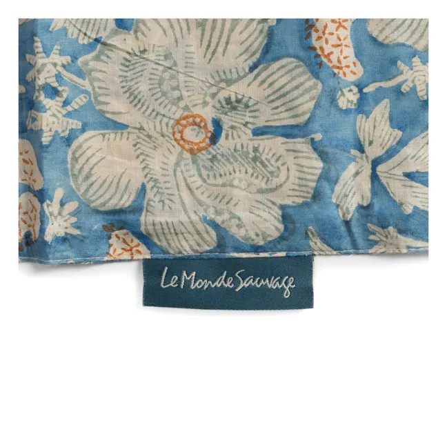 Souffle Saint-Pétersbourg bed linen set | Blue