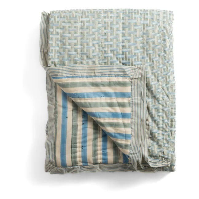 Quilted bedspread Cosmique Saint-Pétersbourg | Blue