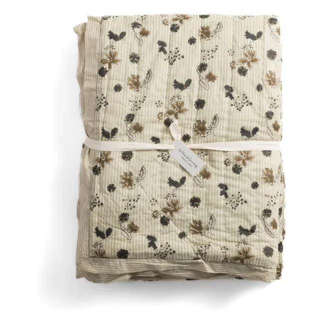 Colcha acolchada Cosmique Paris | Beige