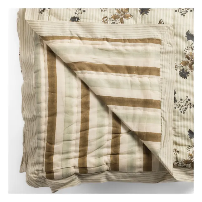 Colcha acolchada Cosmique Paris | Beige
