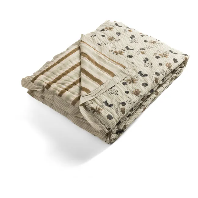 Colcha acolchada Cosmique Paris | Beige