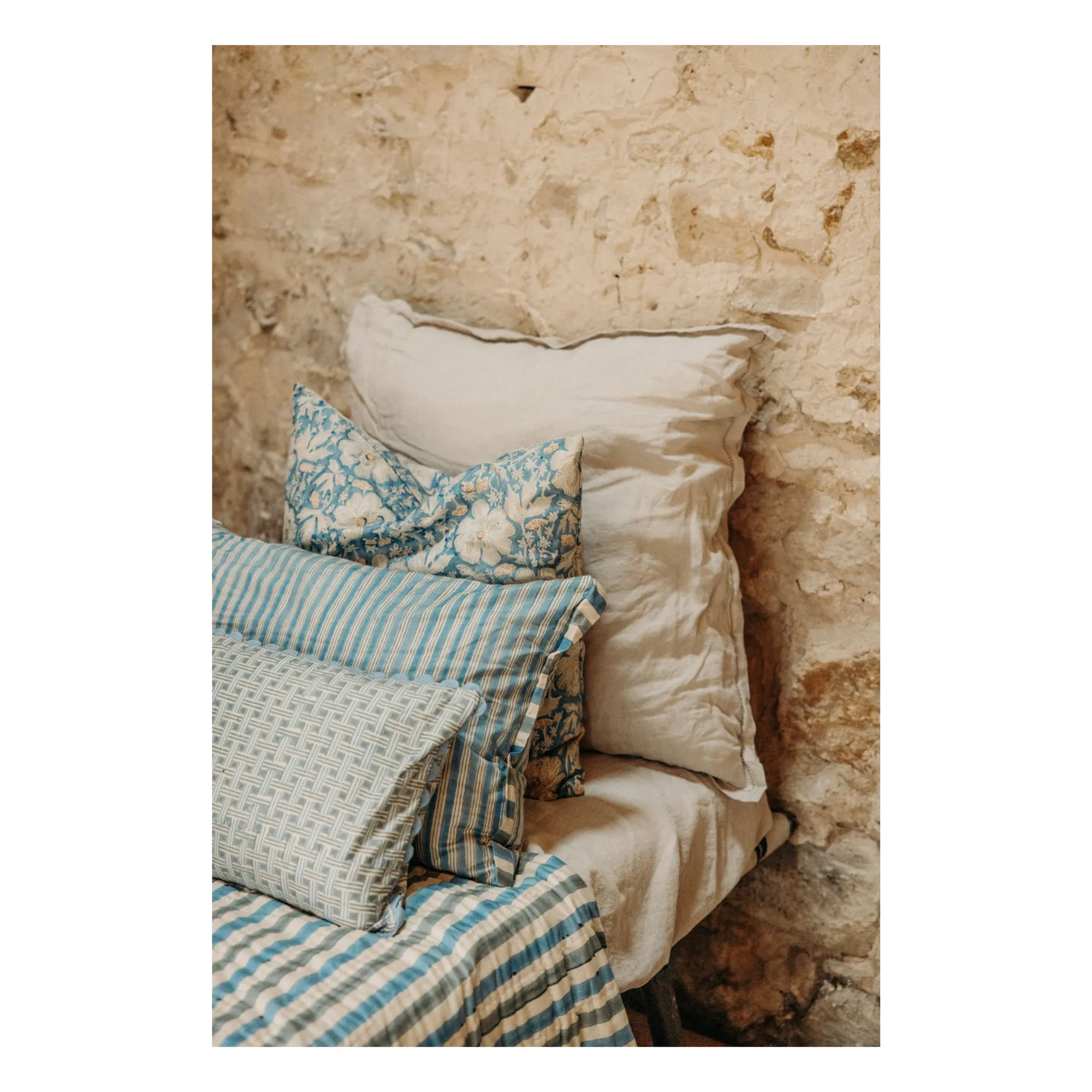Coussin Astre  | Bleu- Image produit n°1