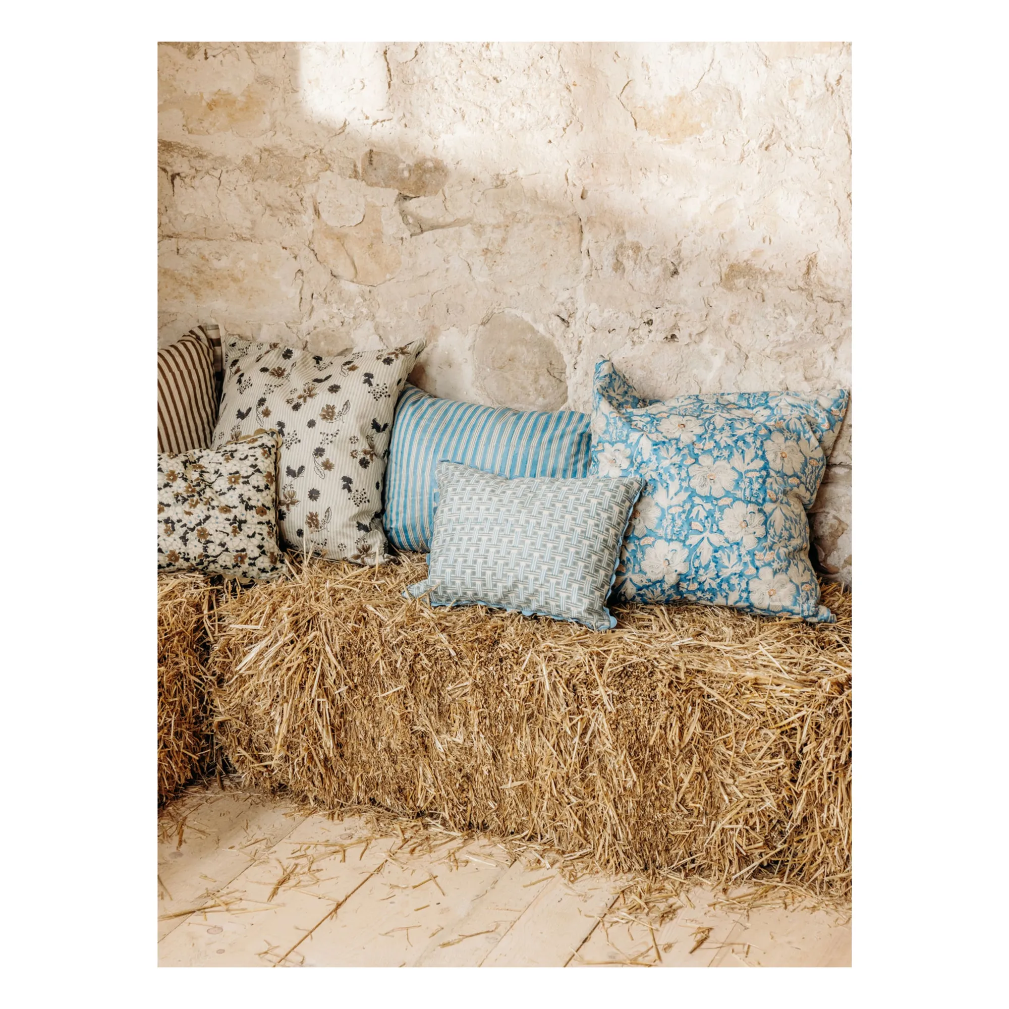 Coussin Astre  | Bleu- Image produit n°2