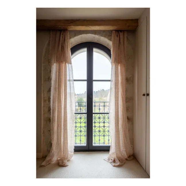 Harmattan Miami Vorhänge | Rosa