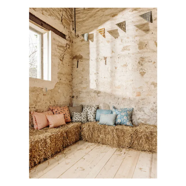 Coussin Nébuleuse  | Bleu