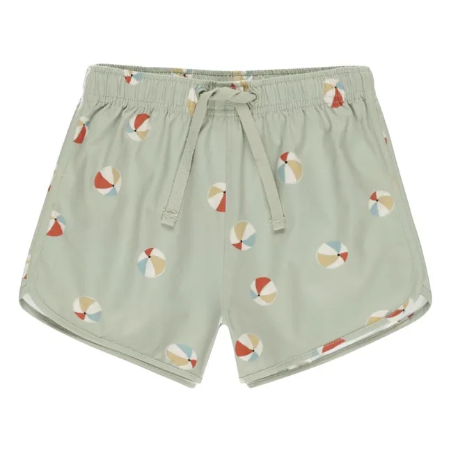Short de Bain Ballon Fibres Recyclées | Sage