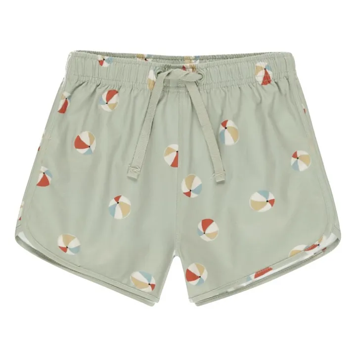 Badeshorts Ballon aus recycelten Fasern | Salbei- Produktbild Nr. 0