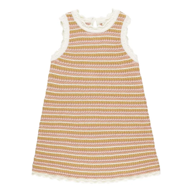 Robe Rayure | Rose
