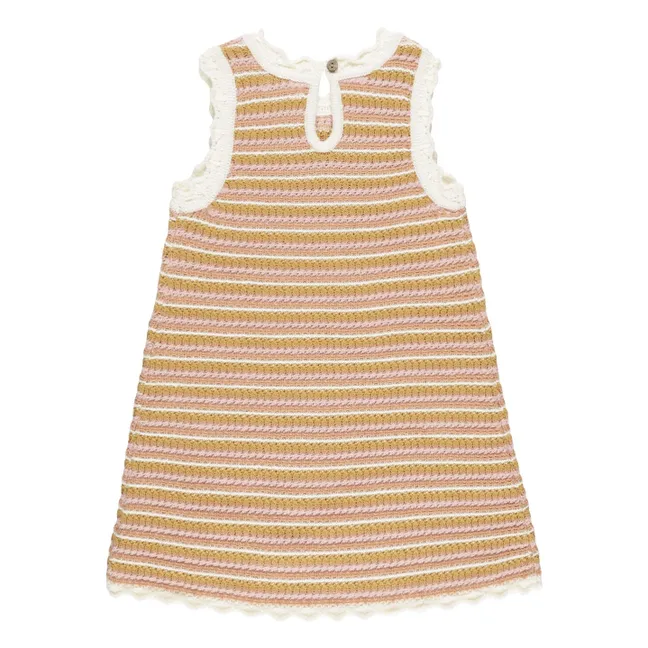 Robe Rayure | Rose