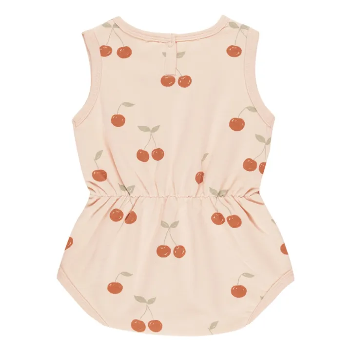 Barboteuse Cerise | Rose pâle- Image produit n°1