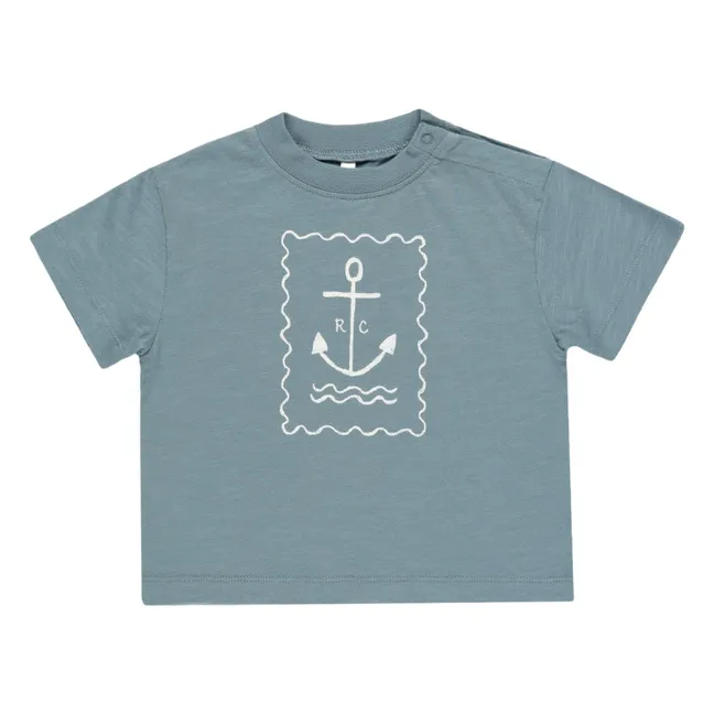 T-Shirt Anker | Blau