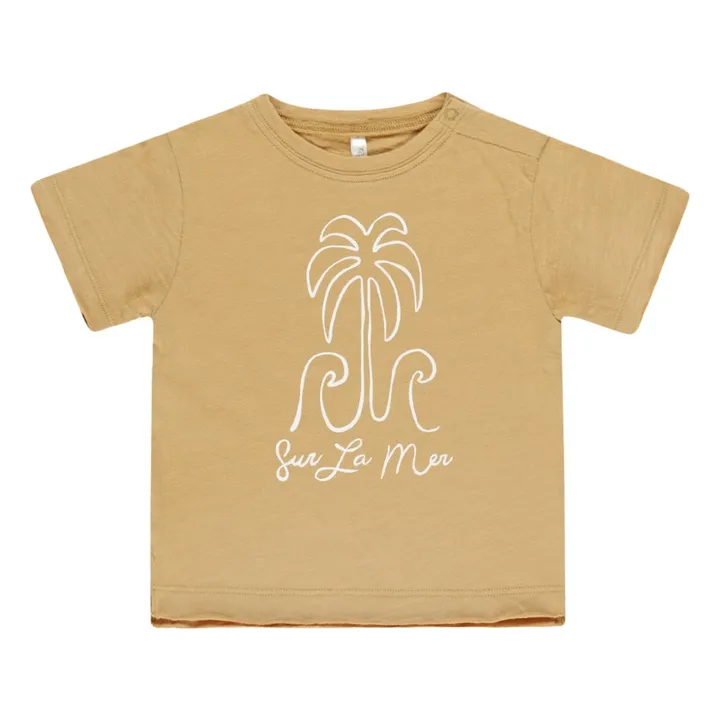 T-shirt Sur La Mer | Beige- Image produit n°0