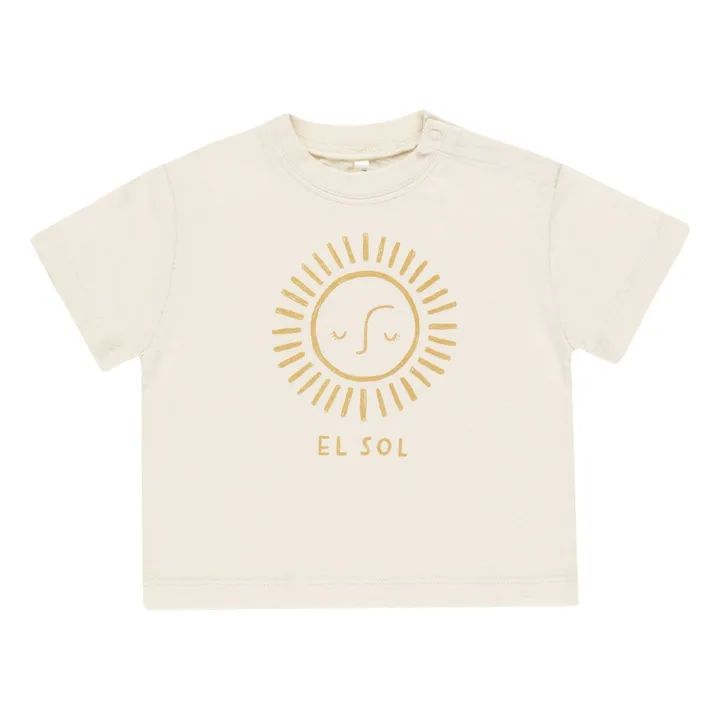 T-shirt El Sol | Ecru- Image produit n°0