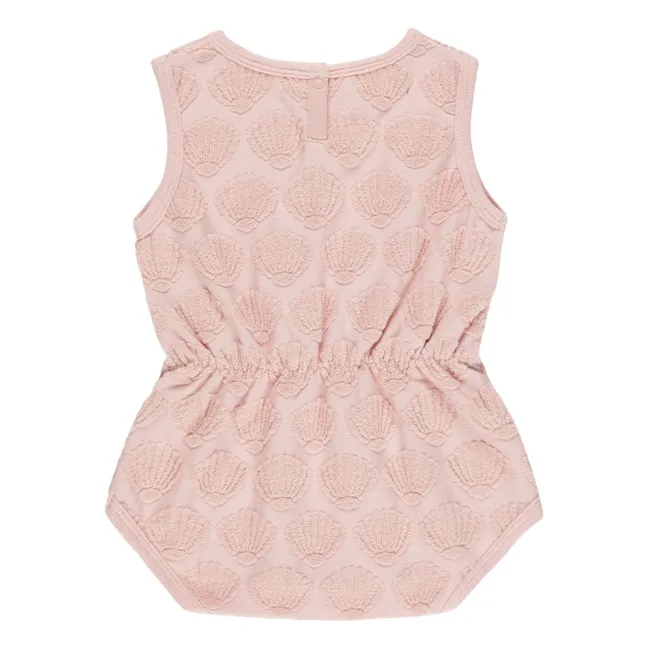Barboteuse Coquillage Eponge | Rose