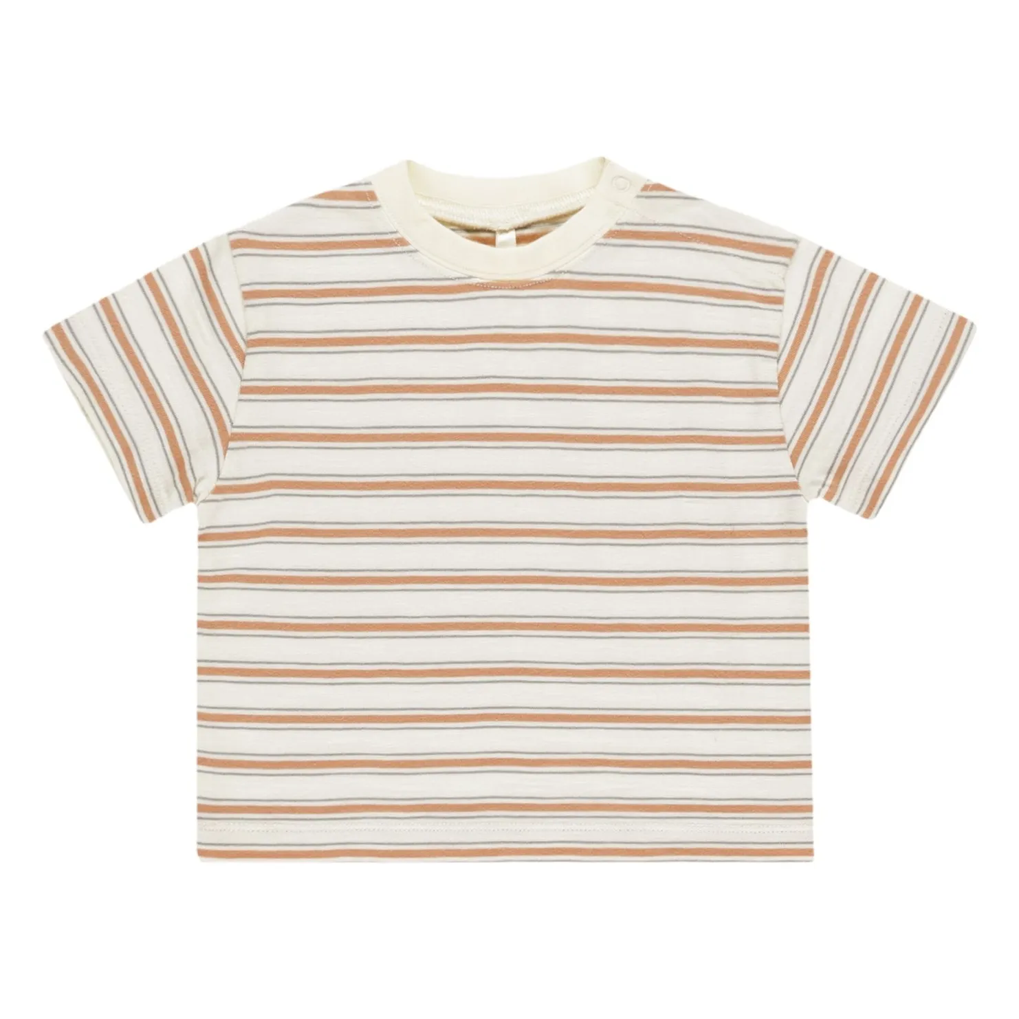 Rylee + Cru Ecru Terry Stripe T-Shirt
