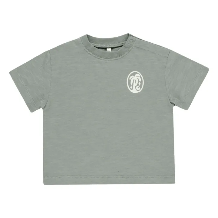 T-shirt Palmier | Sauge- Image produit n°0
