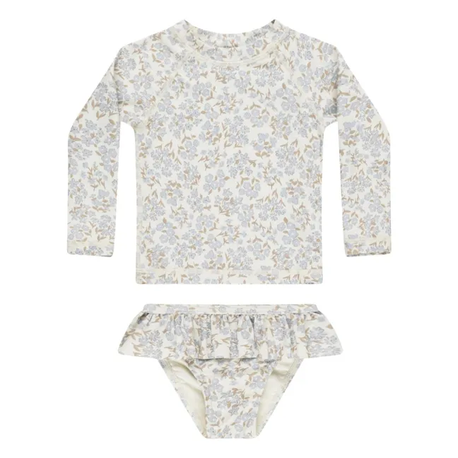 Recycled Fiber UV Protection T-shirt and Panty Set | Ivory