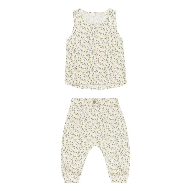 Ensemble Top et Pantalon Citron | Ivoire