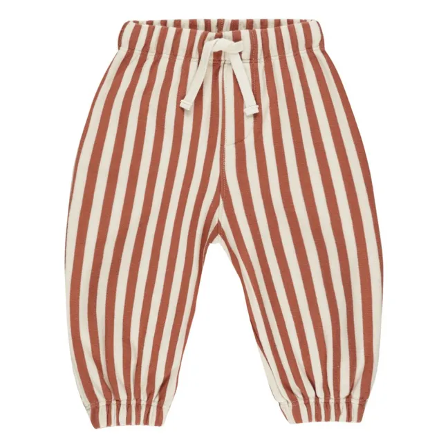Jogger Rayure | Brique