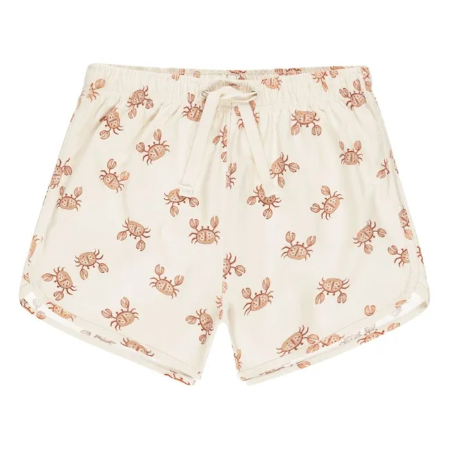 Crab Swim Shorts Recycled Fiber | Ecru