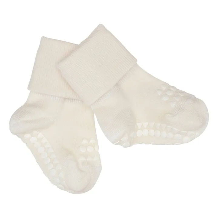 Combo Box 4 Chaussettes Antidérapantes Bamboo | Beige- Image produit n°4