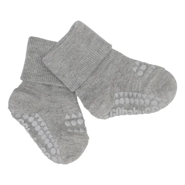 Combo Box 4 Chaussettes Antidérapantes Bamboo | Beige