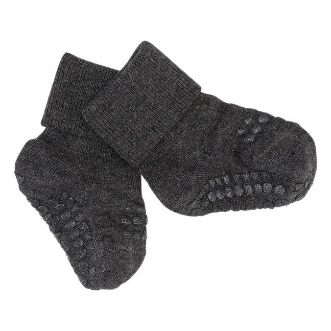 Combo Box 4 Chaussettes Antidérapantes Bamboo | Bleu