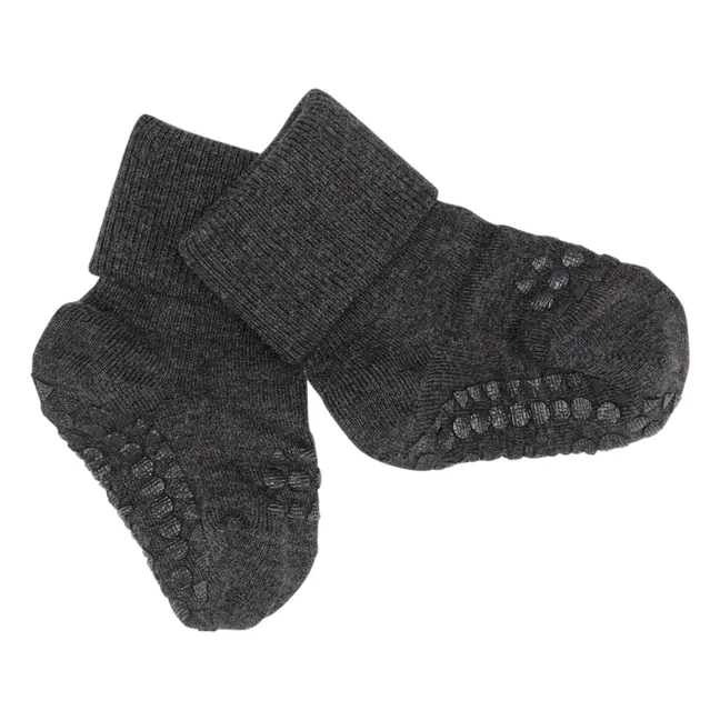 Combo Box 4 Non-slip Bamboo Socks | Blue