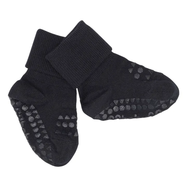Combo Box 4 Chaussettes Antidérapantes Bamboo | Bleu- Image produit n°4