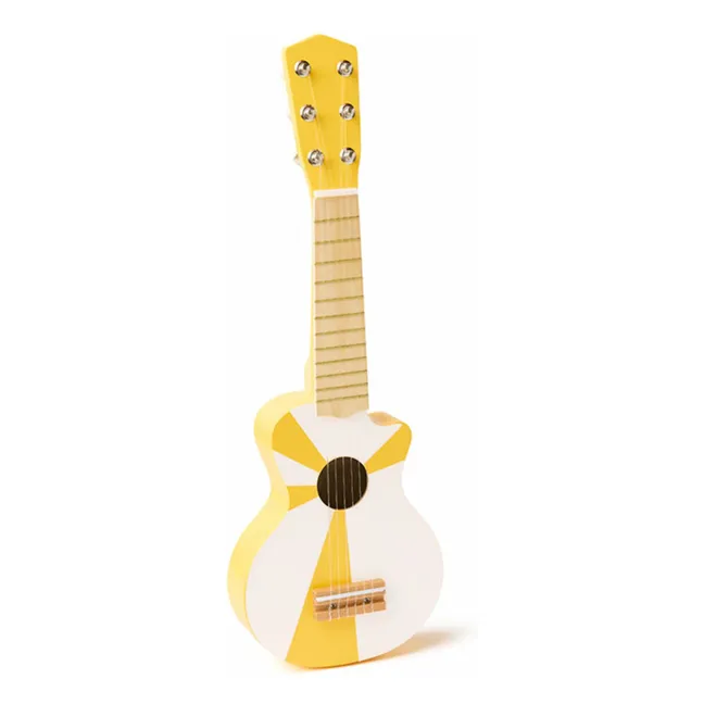 Guitare en bois | Jaune
