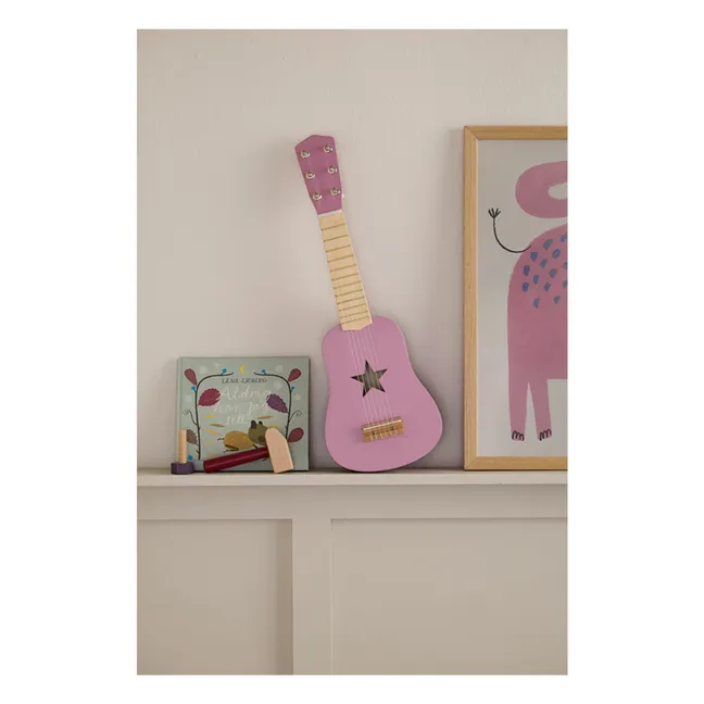 Guitare en bois | Lavande