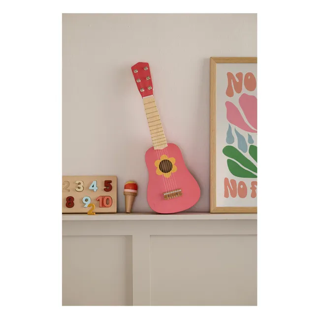 Guitarra de madera | Rosa