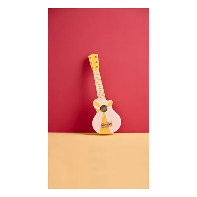 Guitare en bois | Jaune