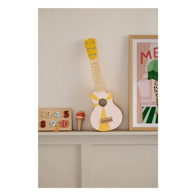Guitarra de madera | Amarillo