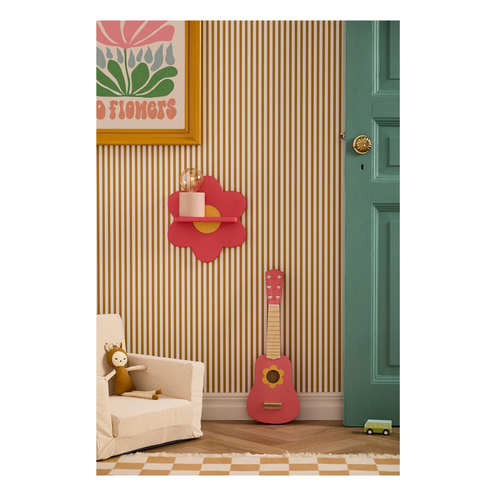 Etagère Fleur | Rose- Image produit n°1