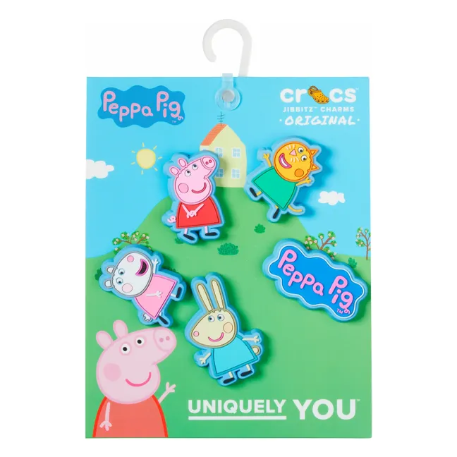 Set de 5 Jibbitz Peppa Pig | Bleu