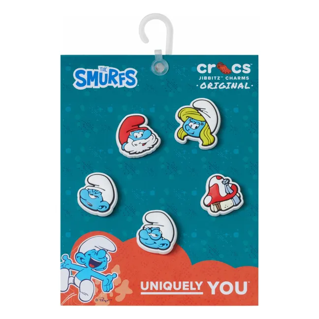 Set de 5 Jibbitz Smurfs | Bleu