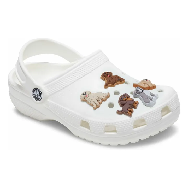 Set of 5 Jibbitz Dogs | Brown- Product image n°1
